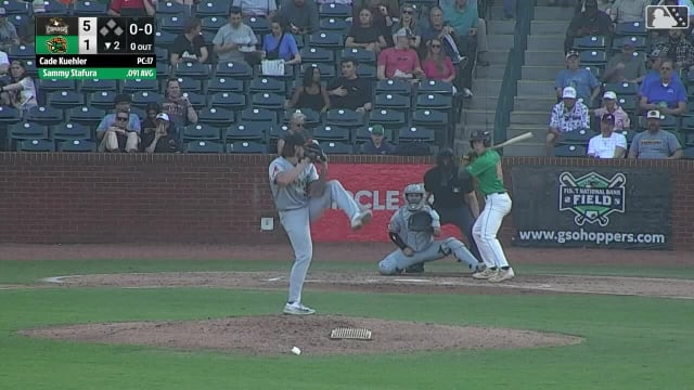 Sammy Stafura collects his first two-homer game