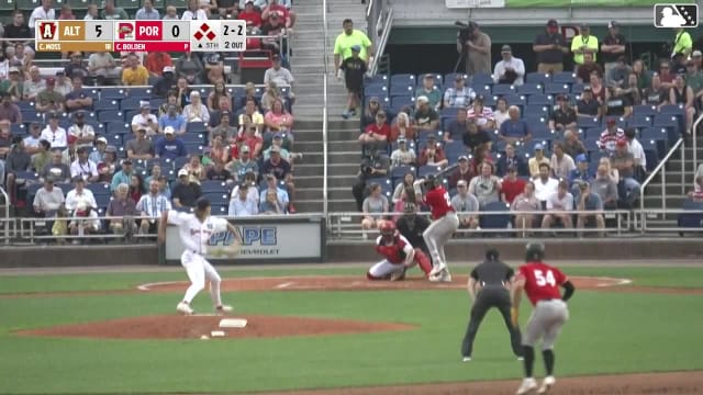 Callan Moss hits a grand slam (4) to left field. Derek Berg scores. Jesus Castillo scores. Titus Dumitru scores.