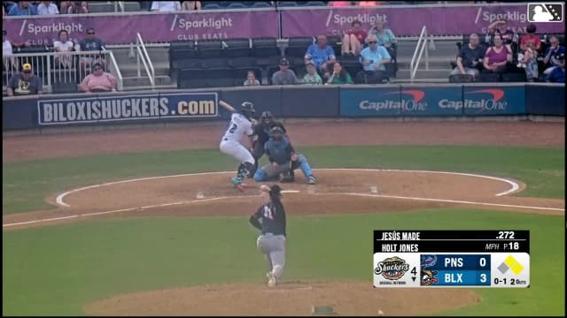 Jesús Made singles on a line drive to left fielder Emaarion Boyd. David García scores. Josiah Ragsdale to 2nd.