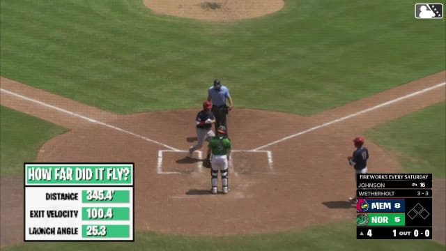 J.J. Wetherholt's two-run home run