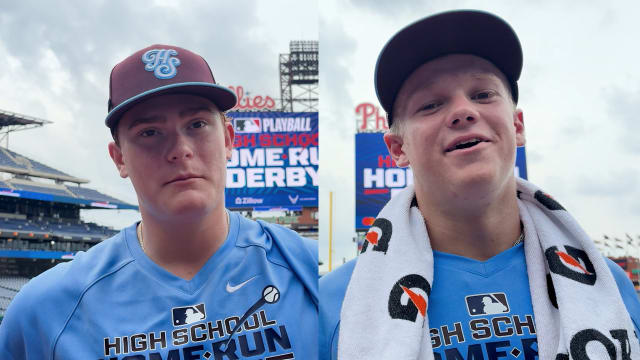 High School Home Run Derby finalists discuss event