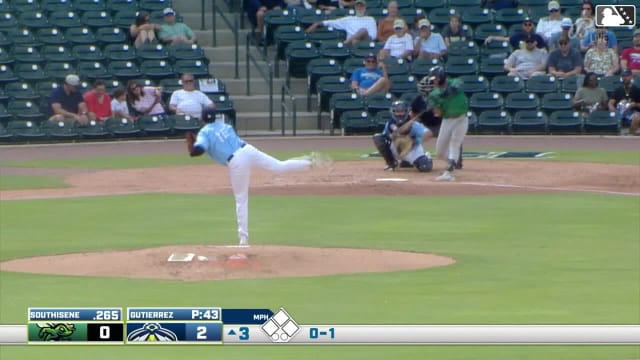 Tate Southisene lines a solo home run to right field