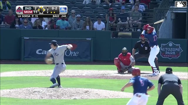Joe La Sorsa In play, run(s) to Joshua Báez