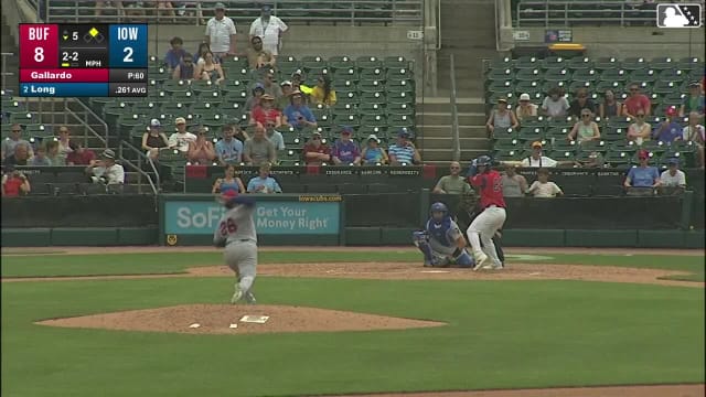 Jonathon Long singles on a ground ball to left fielder Charles McAdoo. Brett Bateman scores.