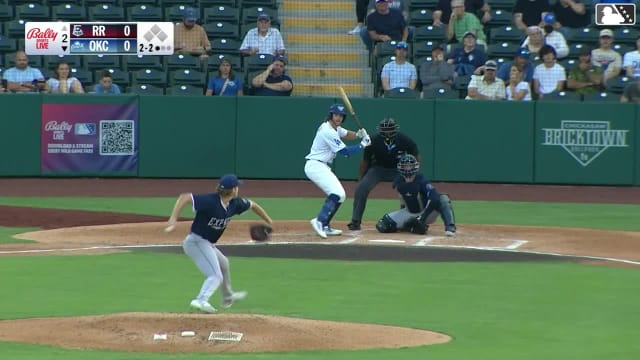 Noah Miller homers (8) on a fly ball to left field.