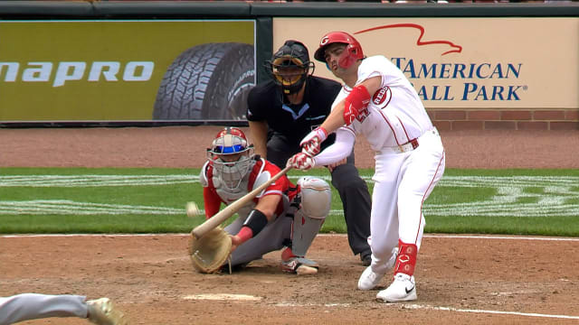 Sal Stewart's RBI single