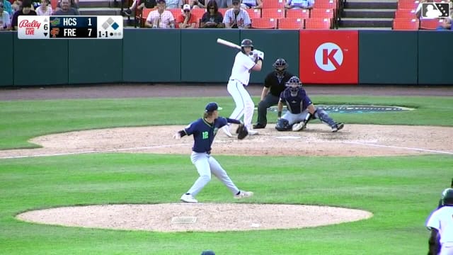 Ike Irish homers (10) on a fly ball to left field. RJ Austin scores.