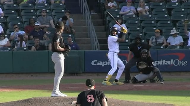 Xavier Isaac swats his first homer for Double-A