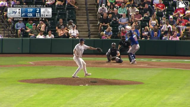 Trevor Stephan In play, run(s) to Gabriel Gonzalez