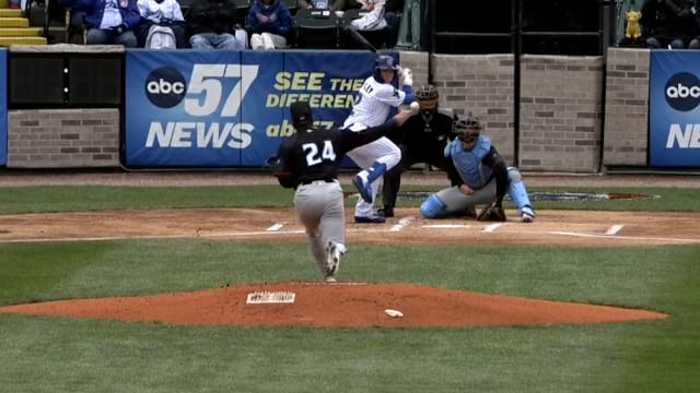Aiden May tosses six hitless innings