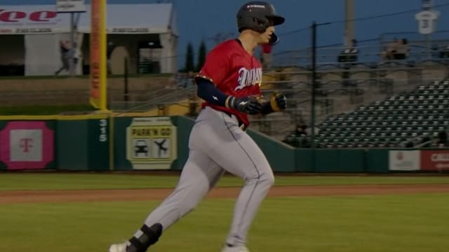 Nick Cimillo's crushes his first homer of 2026