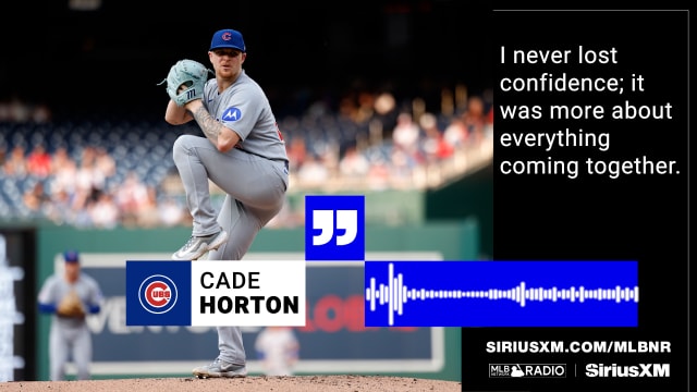 Cade Horton talks making his MLB debut, confidence