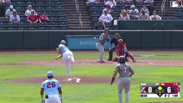 Boston Smith singles on a line drive to center fielder Josiah Ragsdale. Connor Charping scores.
