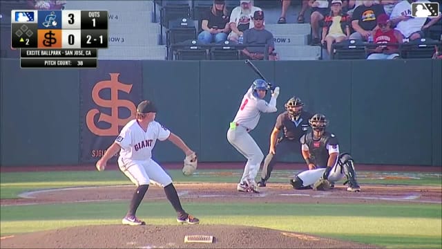 Shotaro Morii homers (4) on a fly ball to left field.