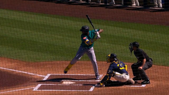 Lazaro Montes' RBI single