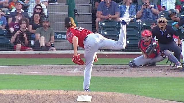 Cam Leiter strikes out seven in High-A debut