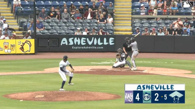 Ryan Burrowes homers (6) on a fly ball to left center field.