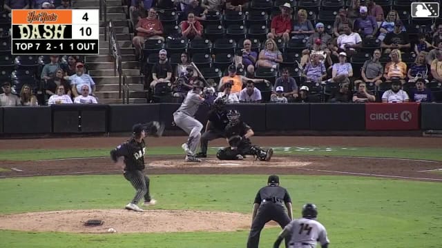 Brendan Summerhill singles on a ground ball to right fielder George Wolkow. Ricardo Gonzalez scores. Jhon Diaz scores. Larry Martinez to 3rd.