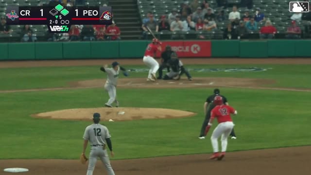 Jack Gurevitch homers (3) on a fly ball to left center field. Sammy Hernandez scores. Jesús Báez scores.