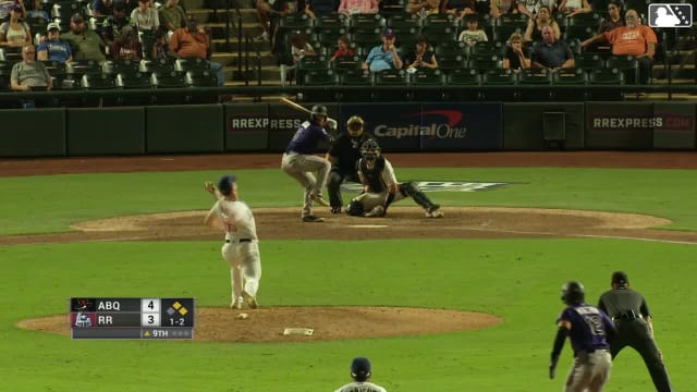 Roc Riggio singles on a line drive to right fielder Aaron Zavala. Vimael Machín scores. Roc Riggio out at 2nd on the throw, right fielder Aaron Zavala to first baseman Jonah Bride to shortstop Keyber Rodriguez. Braxton Fulford to 3rd.