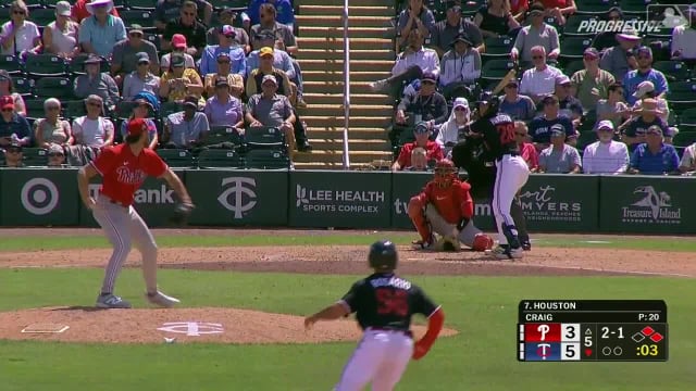 Marek Houston's RBI single