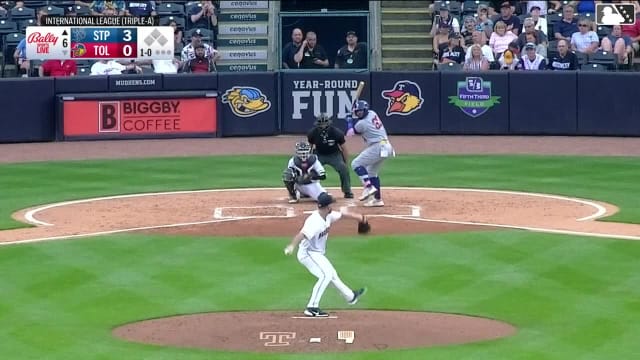 Gabriel Gonzalez homers (9) on a fly ball to left field.