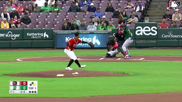 Emil Morales homers (1) on a fly ball to center field. Charles Davalan scores.