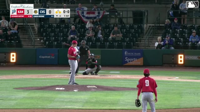Caden Bodine homers (5) on a line drive to right center field. Derek Datil scores. Victor Mesa Jr. scores.