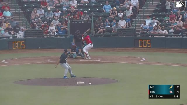 Yolfran Castillo homers (5) on a fly ball to left center field.