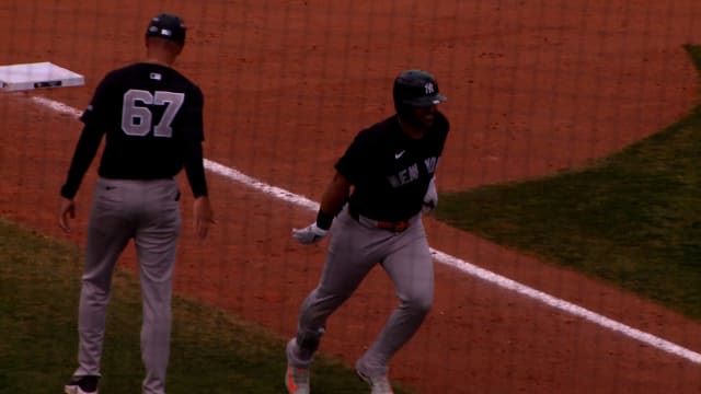 Jasson Domnguez's solo home run