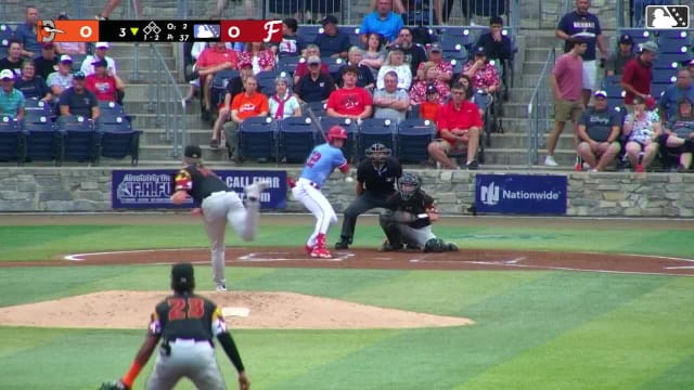 Braxton Bragg's fifth strikeout of the game