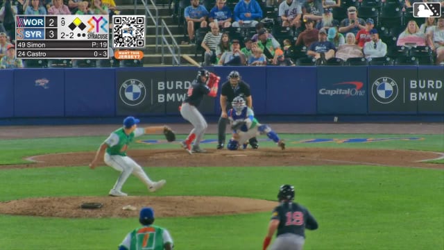 Allan Castro singles on a ground ball to center fielder D'Andre Smith. Romy Gonzalez scores.
