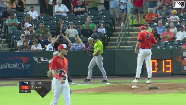 Cobb Hightower's incredible throw to get the out
