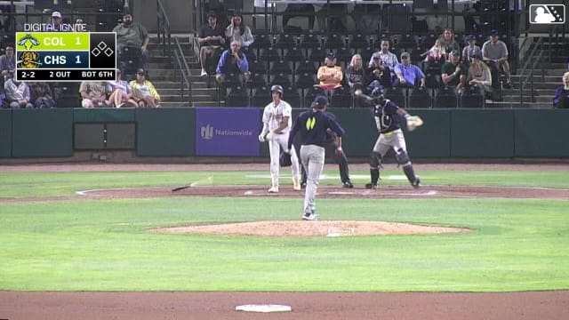 Ethan Bosacker's seventh and final strikeout