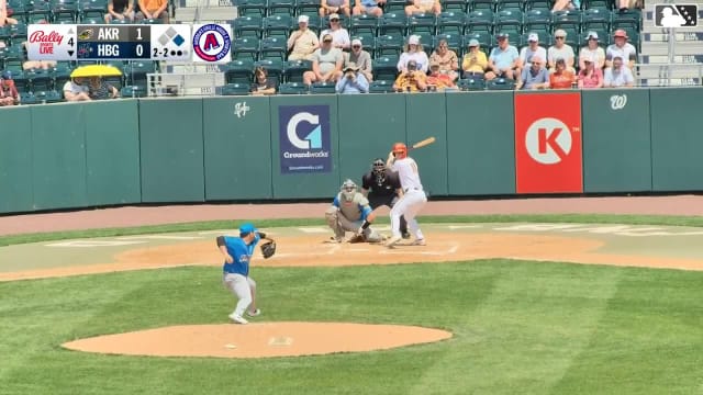 Sam Petersen homers (6) on a fly ball to left center field. Cayden Wallace scores.