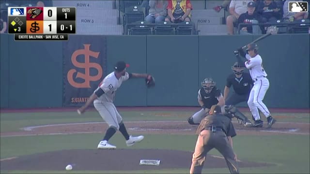 Lorenzo Meola singles on a line drive to left fielder Carlos Renzullo. Josuar Gonzalez scores.