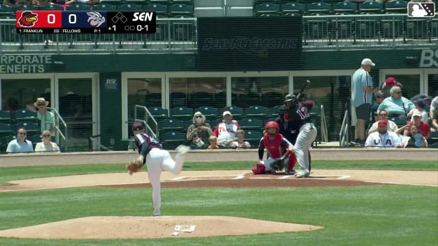 Christian Franklin homers (4) on a line drive to left center field.
