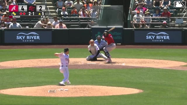 Tommy Troy singles on a sharp line drive to left fielder Grant McCray. LuJames Groover scores. Luken Baker to 2nd.