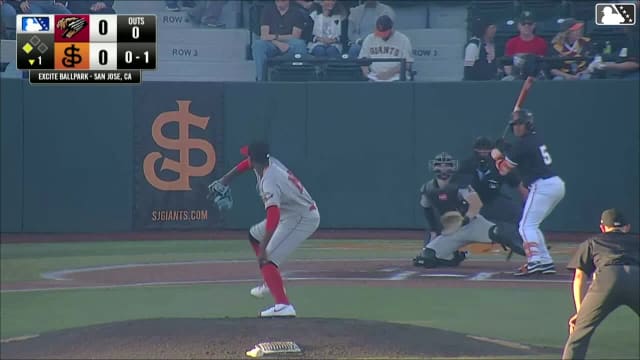 Luis Hernández singles on a ground ball to right fielder Landyn Vidourek. Josuar Gonzalez scores.