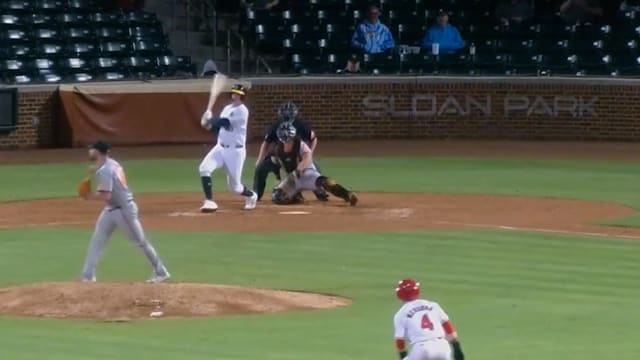 Nick Kurtz collects first Fall League hit for an RBI