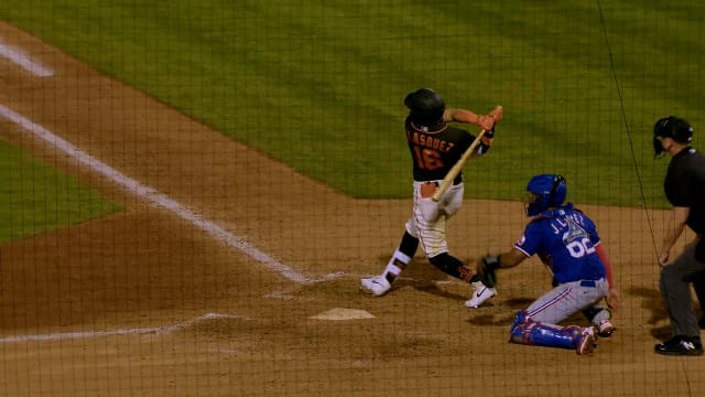 Diego Velasquez's RBI single