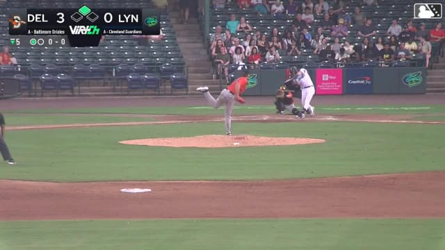 Aaron Walton singles for first professional hit, RBI