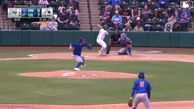 Cooper Ingle homers (4) on a fly ball to left center field. Petey Halpin scores.