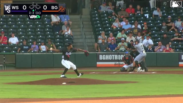 Kyle Lodise called out on strikes.