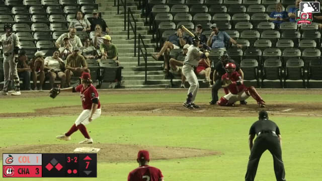 Eric Hartman singles on a ground ball to right fielder Austin Hendrick. Archer Brookman scores. John Gil to 3rd.