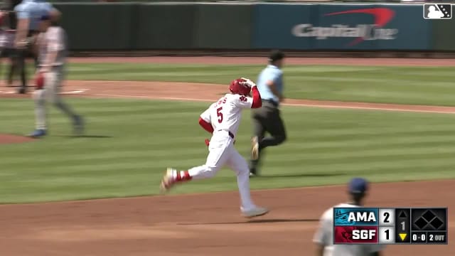 Chase Davis' solo home run