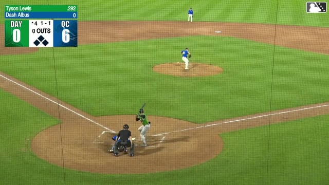Tyson Lewis homers (6) on a fly ball to right center field.