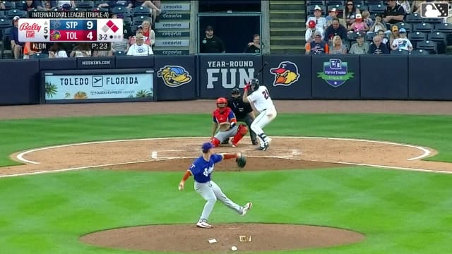 John Klein In play, run(s) to Eduardo Valencia