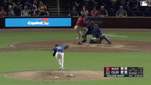 Tyler Black called out on strikes.