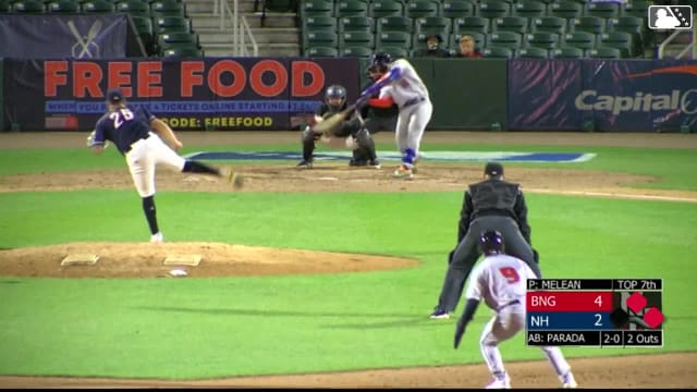 Mets prospect Kevin Parada rips a three-run home run